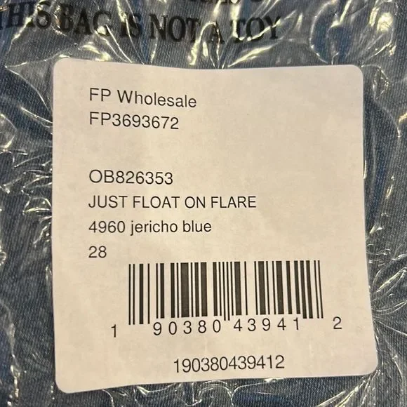 FREE PEOPLE | Just Float On Flare Jeans in Jericho Blue - Picture 6 of 7